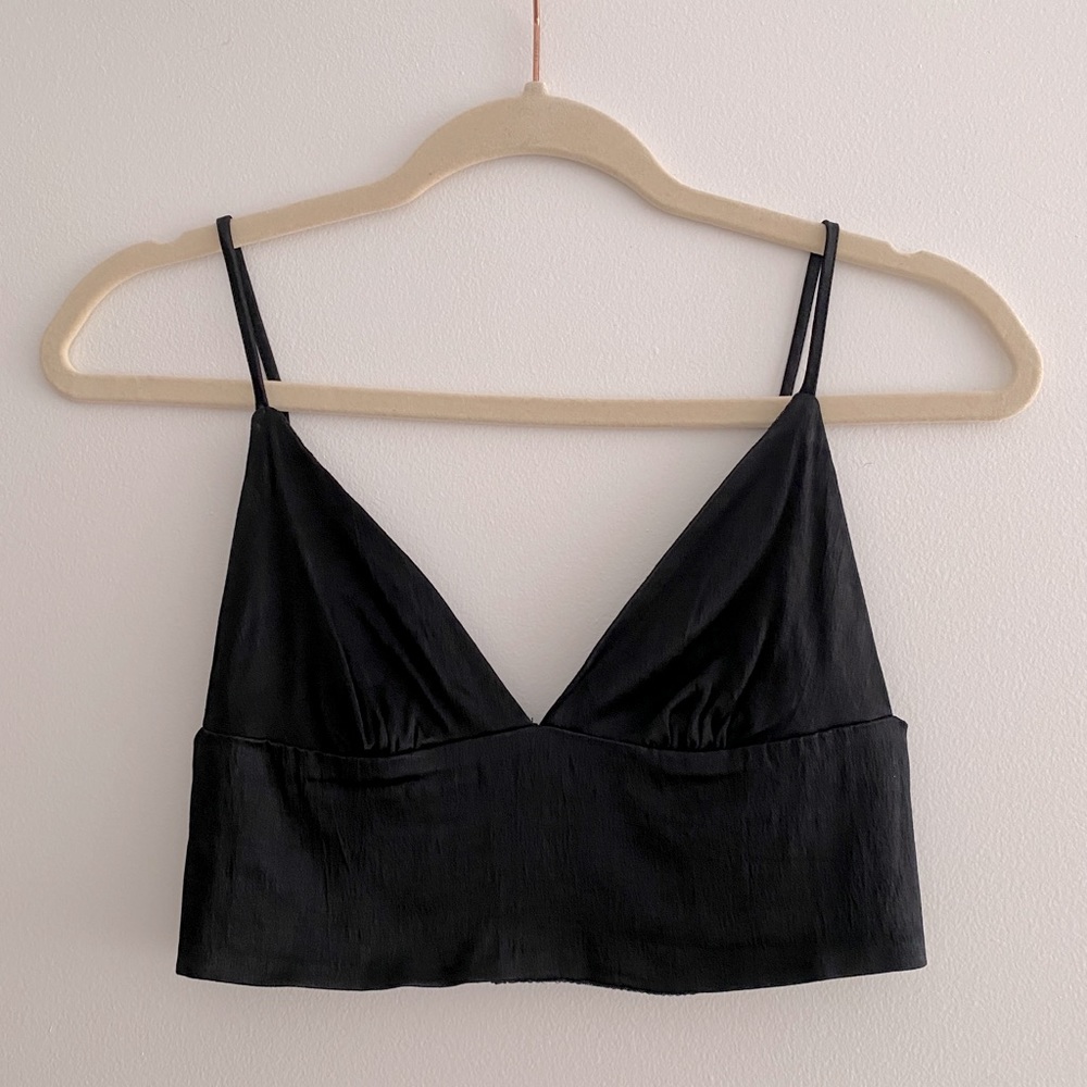 ZARA Silk Bralette Top